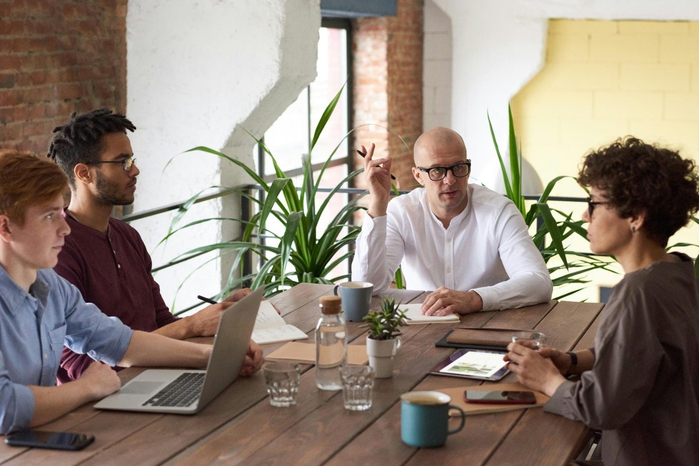 Colleagues in a meeting